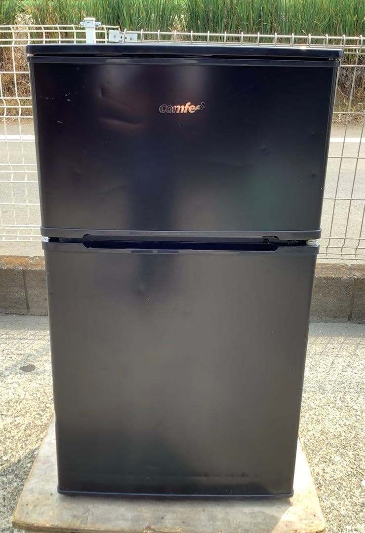 【高年式】Comfee 2ドア冷凍冷蔵庫 90L RCT90BL(E) 22年製