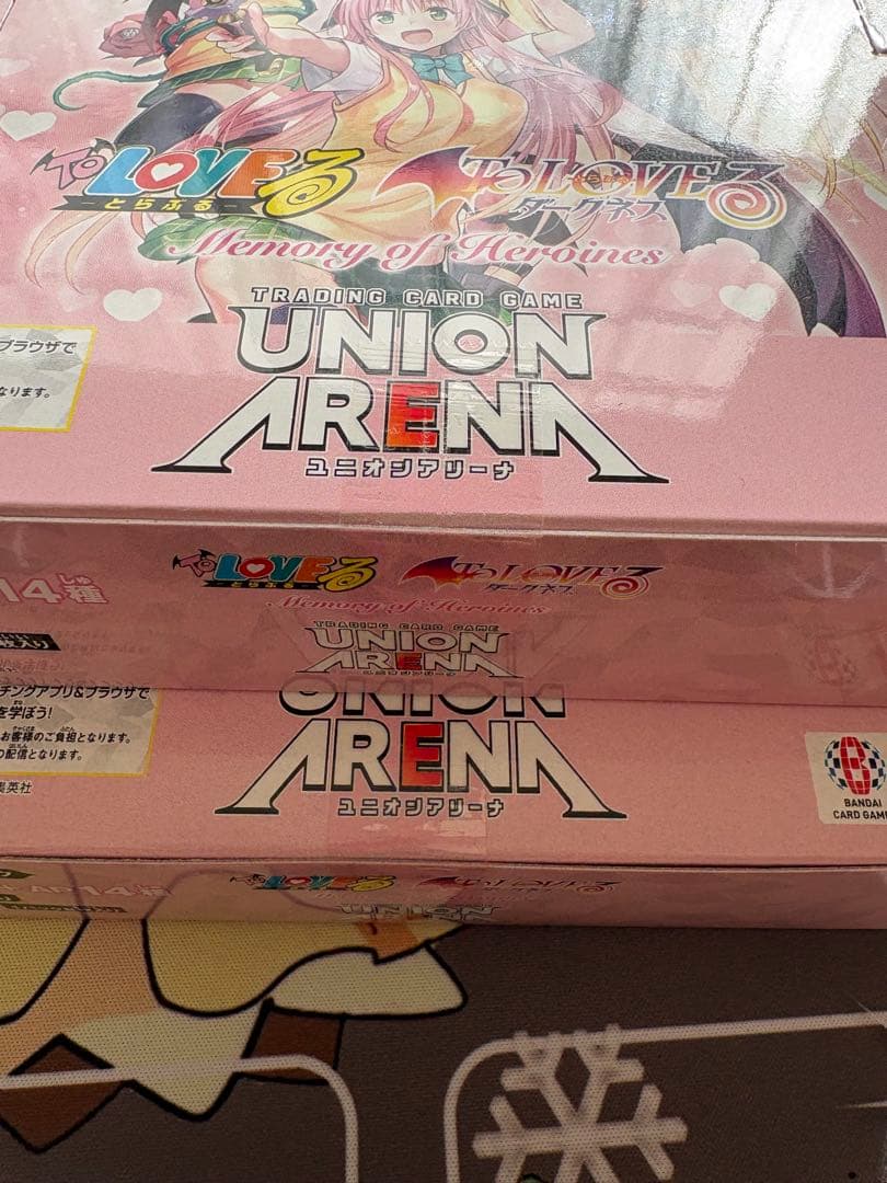 【新品・未開封テープ付き】ユニオンアリーナ　ToLOVEる初版2BOX