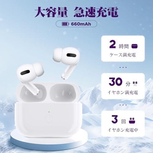 Meliif ワイヤレス充電ケース交換用 AirPod Pro 第1世代・第2m