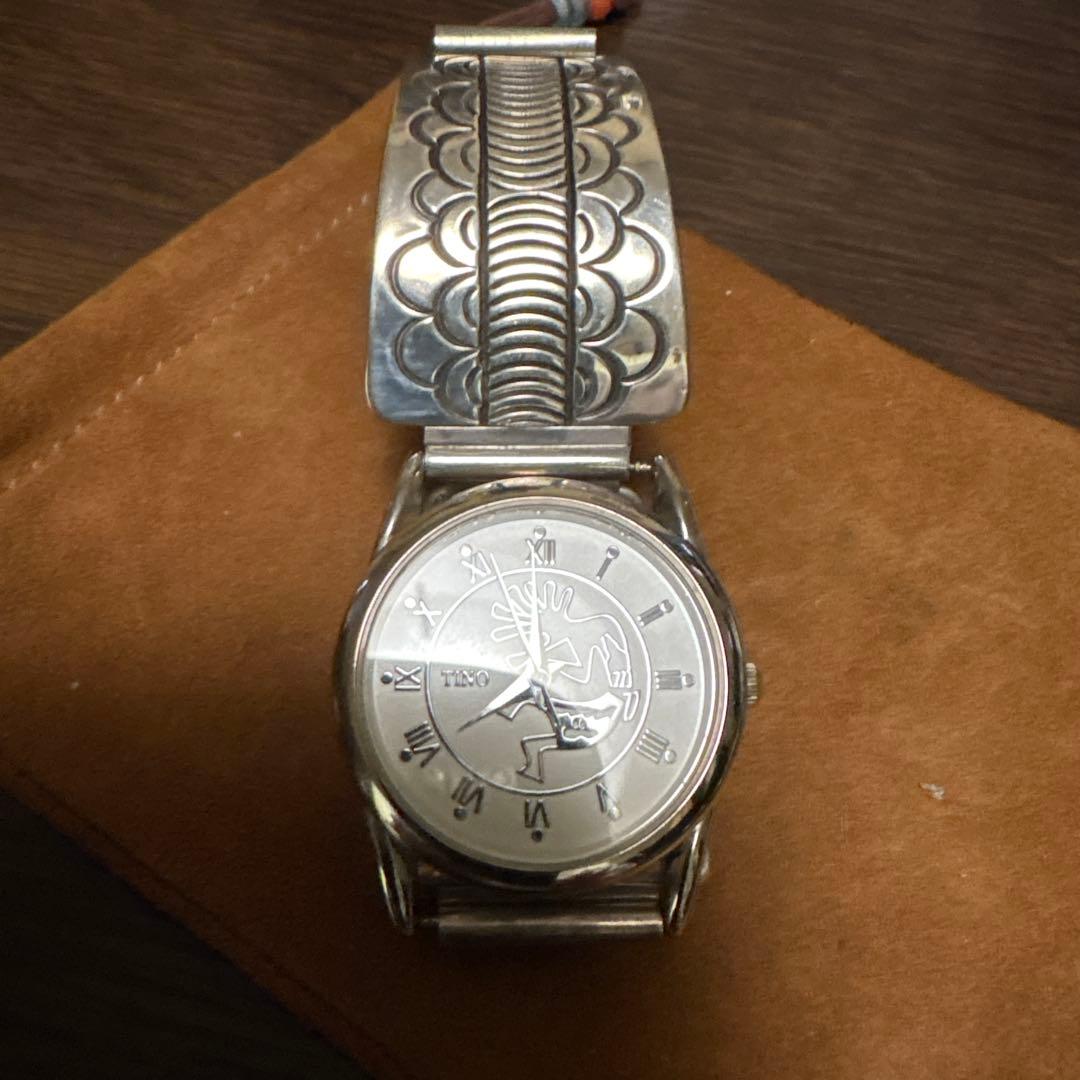 ブルースモーガン　腕時計　ナバホ インディアンジュエリー