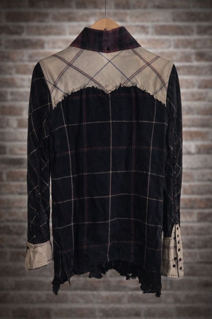 L.G.B. チェック柄 長袖シャツ