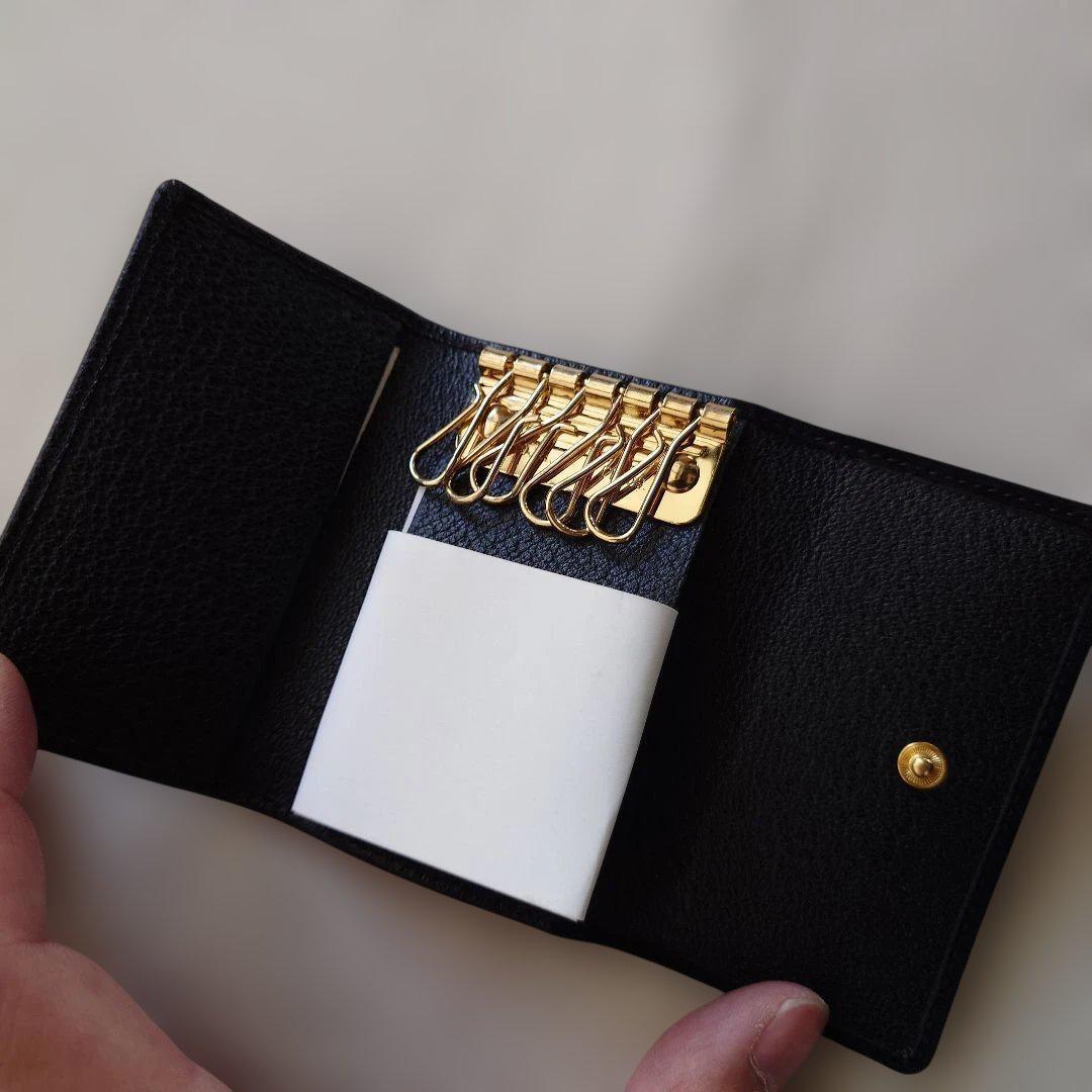 新品未使用 GUCCI グッチ バンブー レザーキーケース