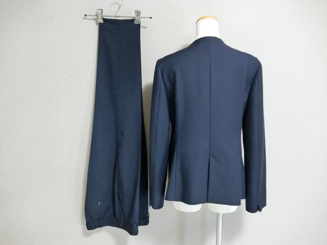 美品　グリーンレーベルリラクシング　ストレッチ　パンツ　セットアップ　４２