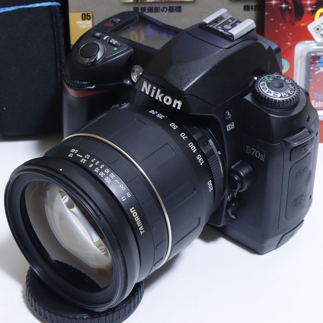 ★スマホに送れる一眼レフ★WiFi転送★ Nikon D70s望遠セット♪
