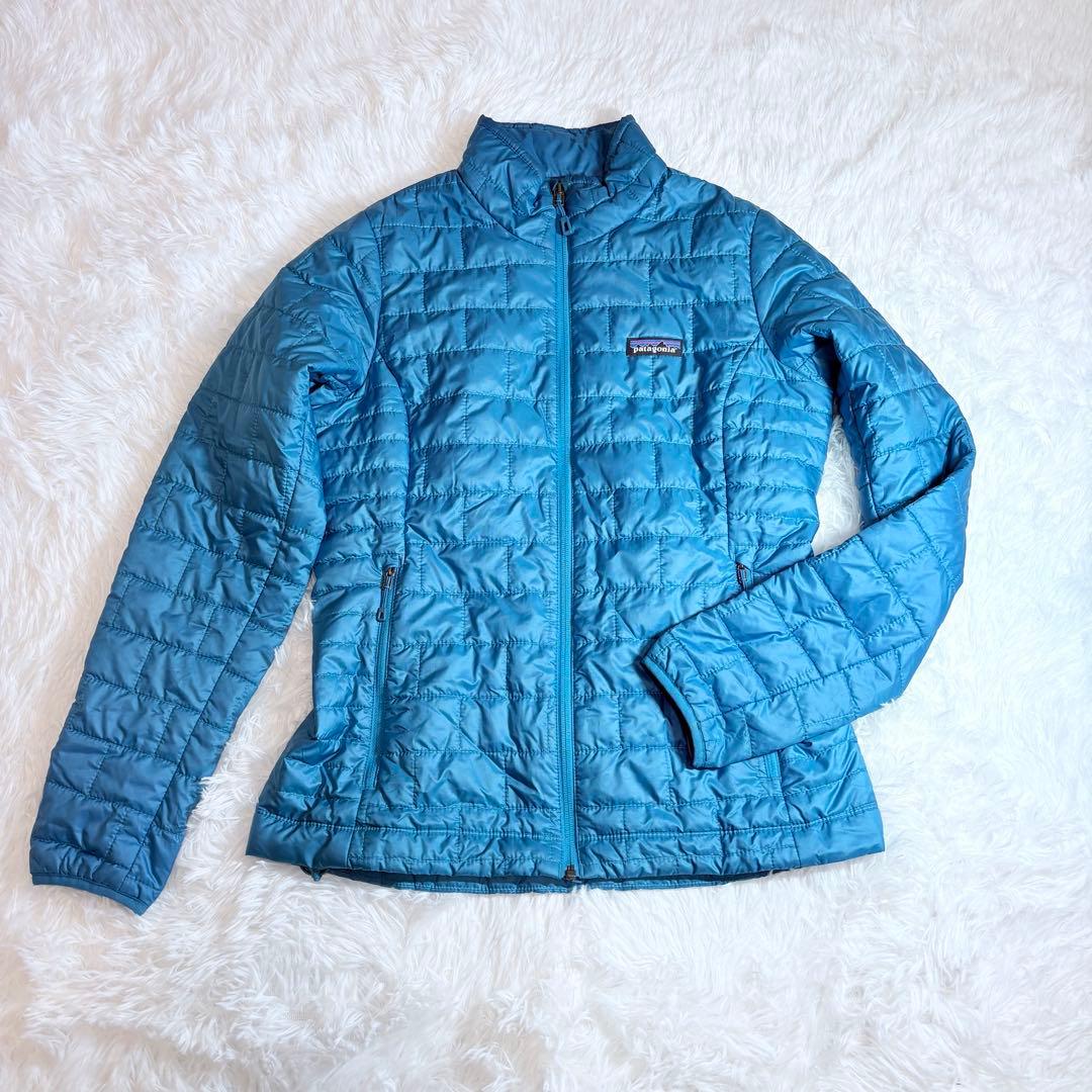 パタゴニア　ナノパフジャケット　M　テラコッタ　ドローコード　プリマロフト