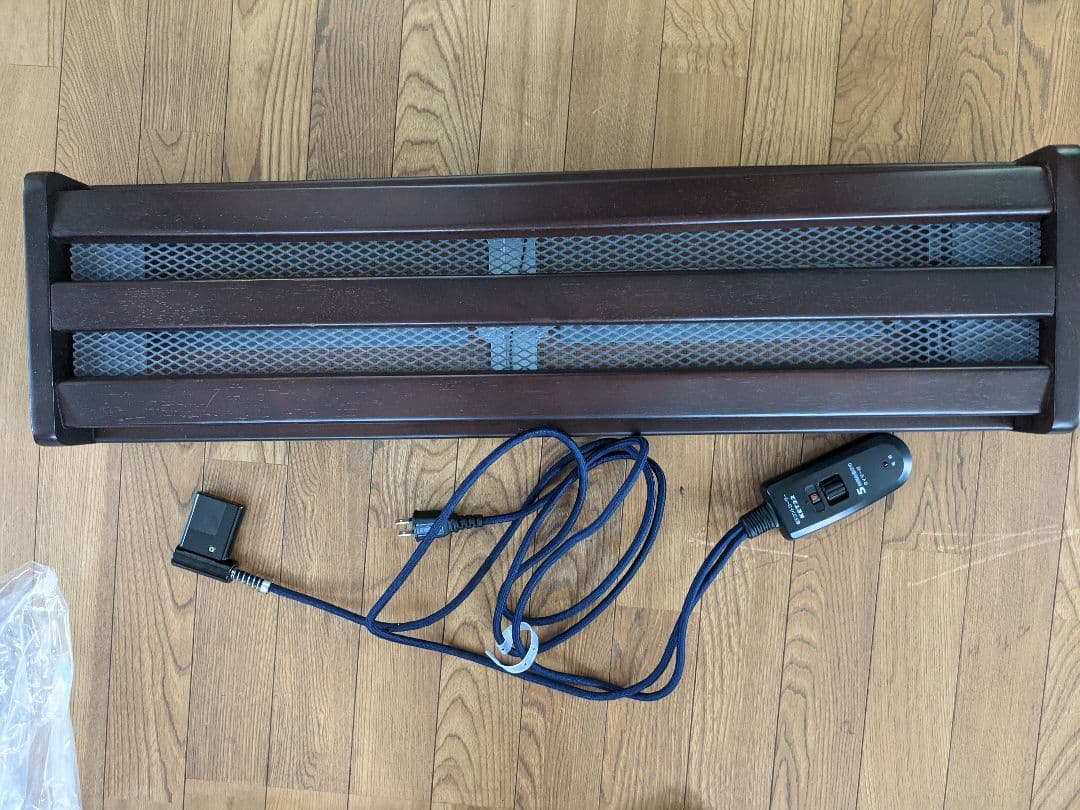 メトロ電気工業　ハロゲン　木枠フットヒーター　MFH-321ET