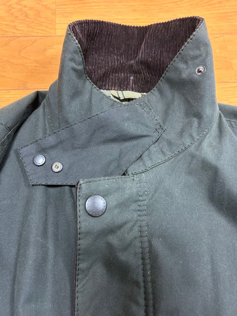 【美品】キャプテンサンシャイン× バブアートラベラーコート40 セージグリーン