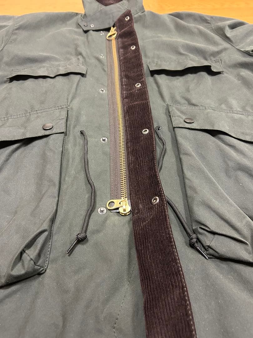 【美品】キャプテンサンシャイン× バブアートラベラーコート40 セージグリーン