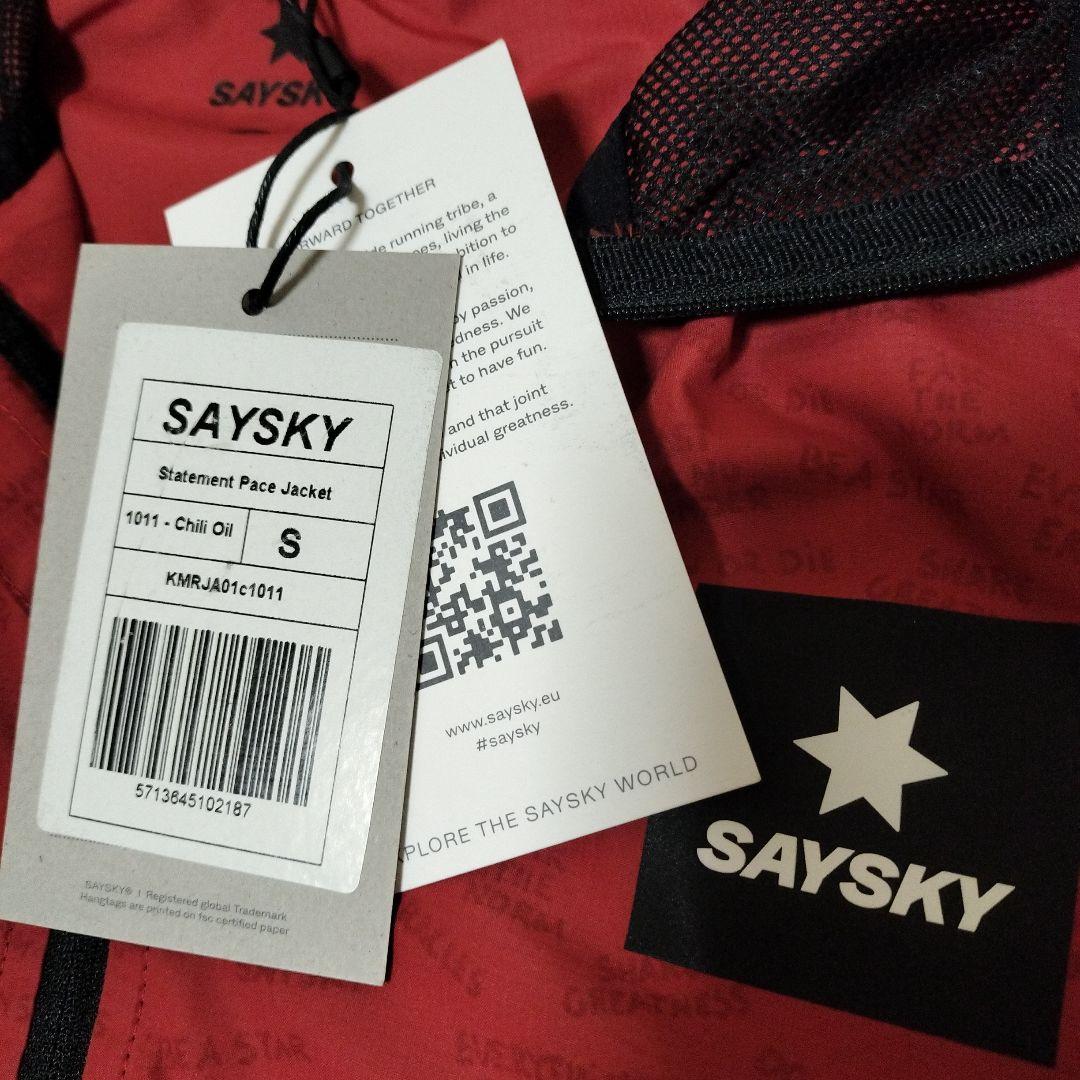 新品タグ付き　セイスカイ　ランニング　ナイロンジャケット　S