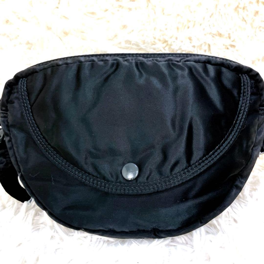 ✨美品 ポーター タンカー ショルダーバッグ ハーフムーン 舟形 オーバル