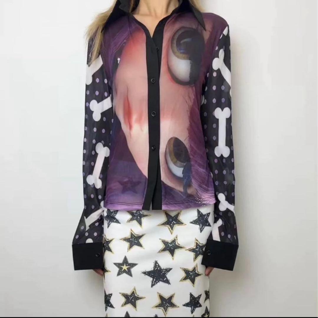 豆もやし様　12/29 SサイズFurchin ポリエステルシャツ ギャルズ