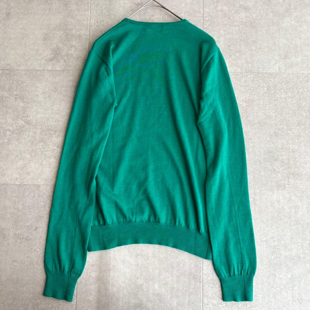 Drawer ドゥロワー カシミヤシルククルーネックニット グリーン 1