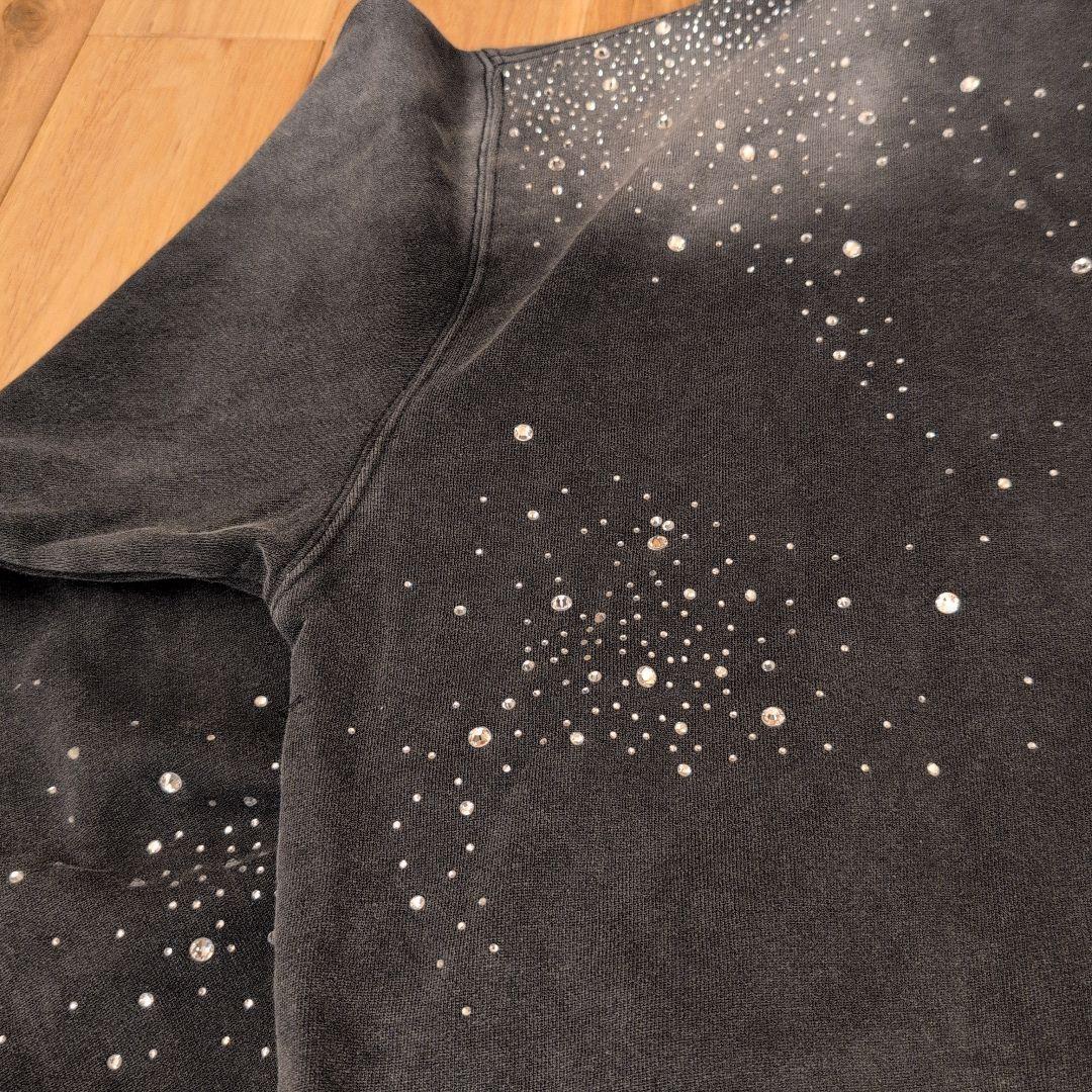 VALE FOREVER CLASSICO ZIP UP ストーン刺繍 XL 黒