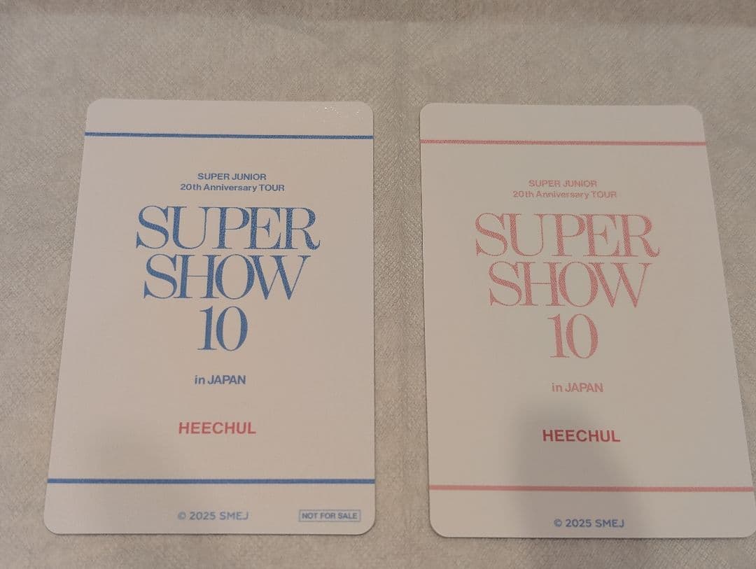 非売品　ヒチョル　トレカ2枚セット　SUPER SHOW 10 mu-mo特典