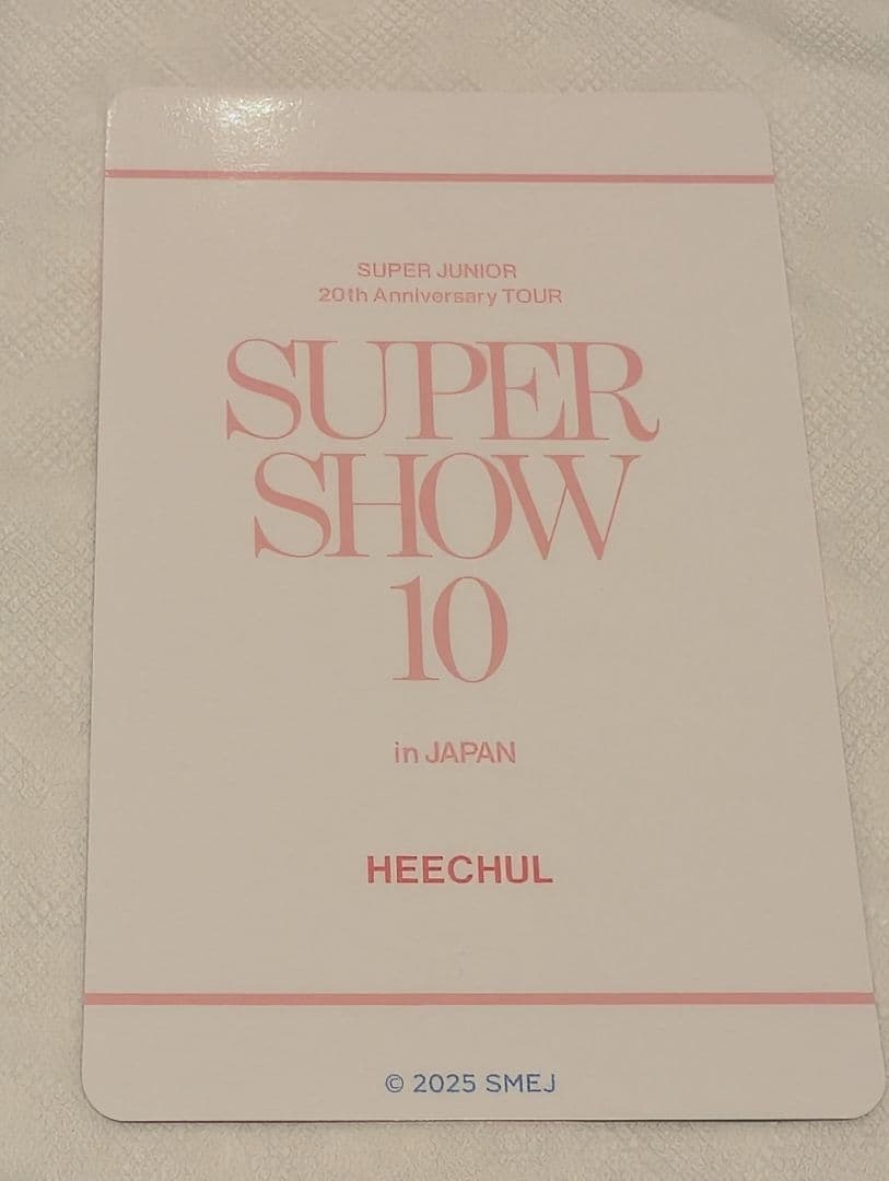 非売品　ヒチョル　トレカ2枚セット　SUPER SHOW 10 mu-mo特典
