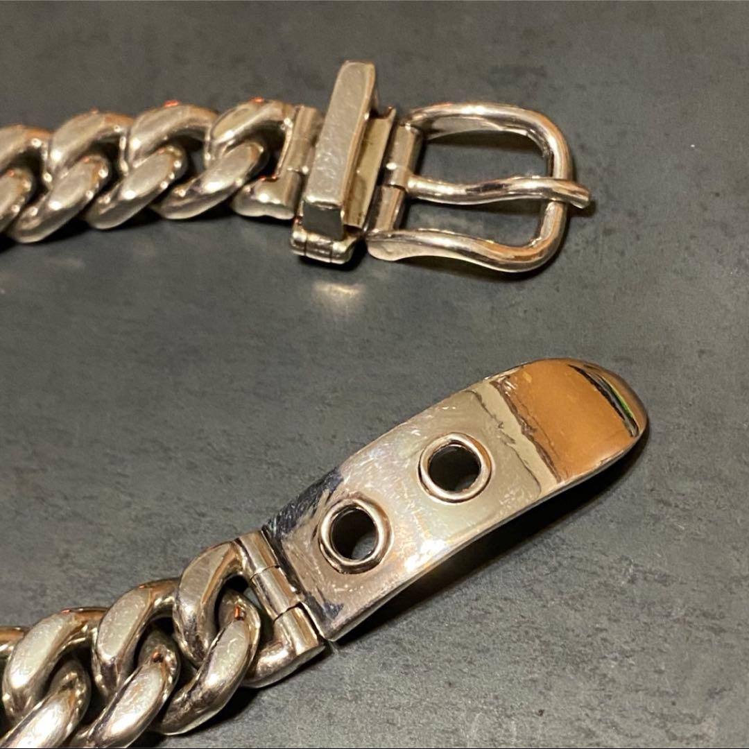 SILVER925 SUPER HEAVY BELT BRACELET/シルバー
