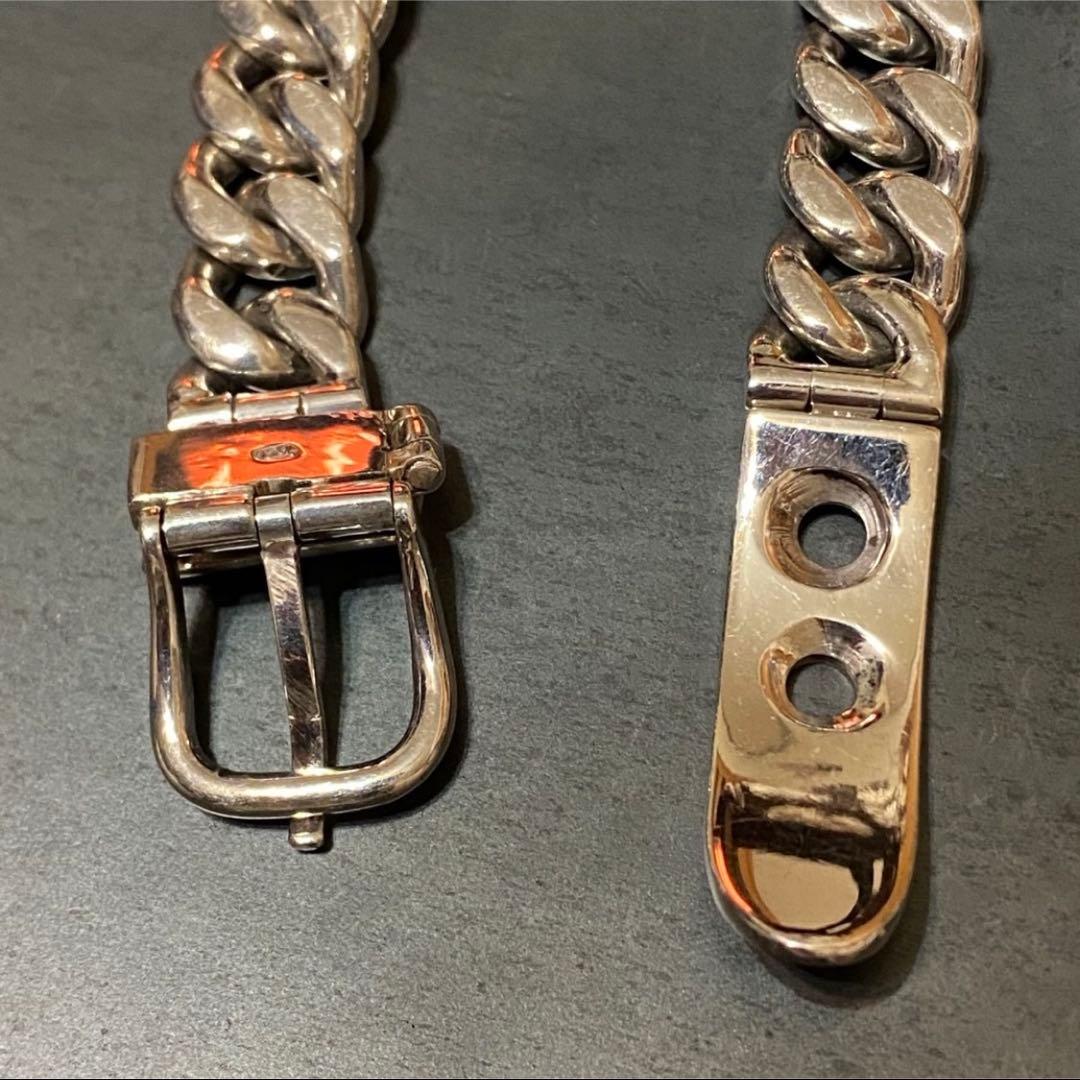 SILVER925 SUPER HEAVY BELT BRACELET/シルバー