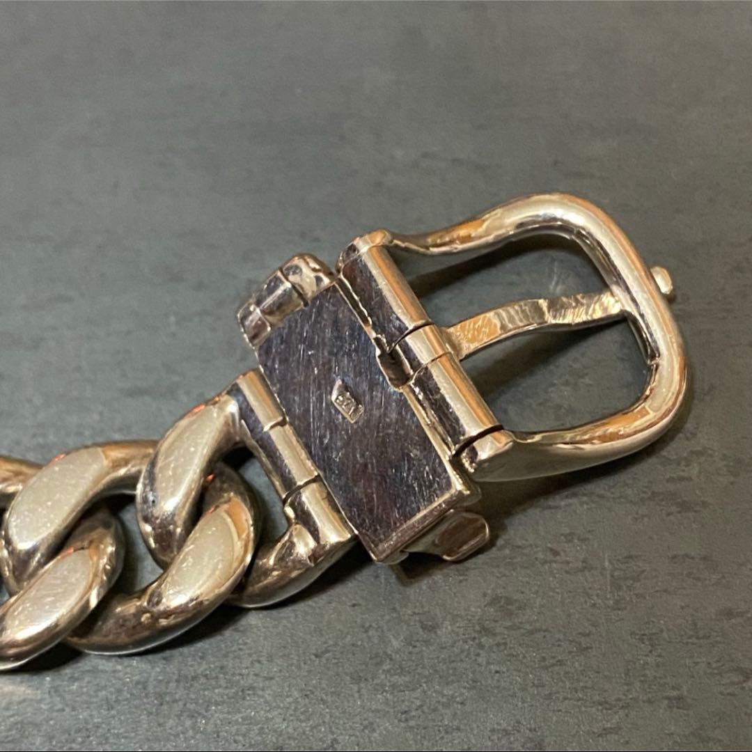 SILVER925 SUPER HEAVY BELT BRACELET/シルバー