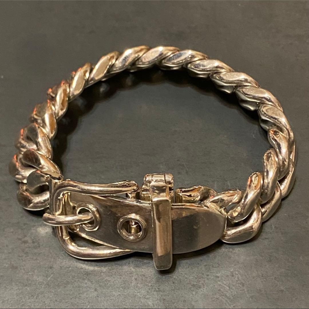 SILVER925 SUPER HEAVY BELT BRACELET/シルバー