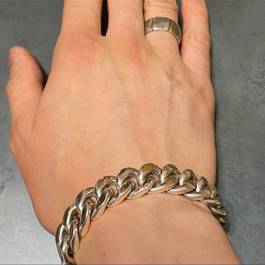 SILVER925 SUPER HEAVY BELT BRACELET/シルバー