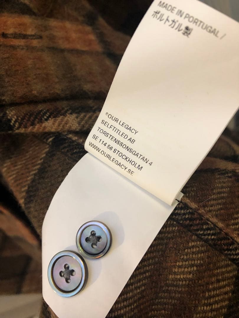 21AW OUR LEGACY アワーレガシー HEUSEN SHIRT