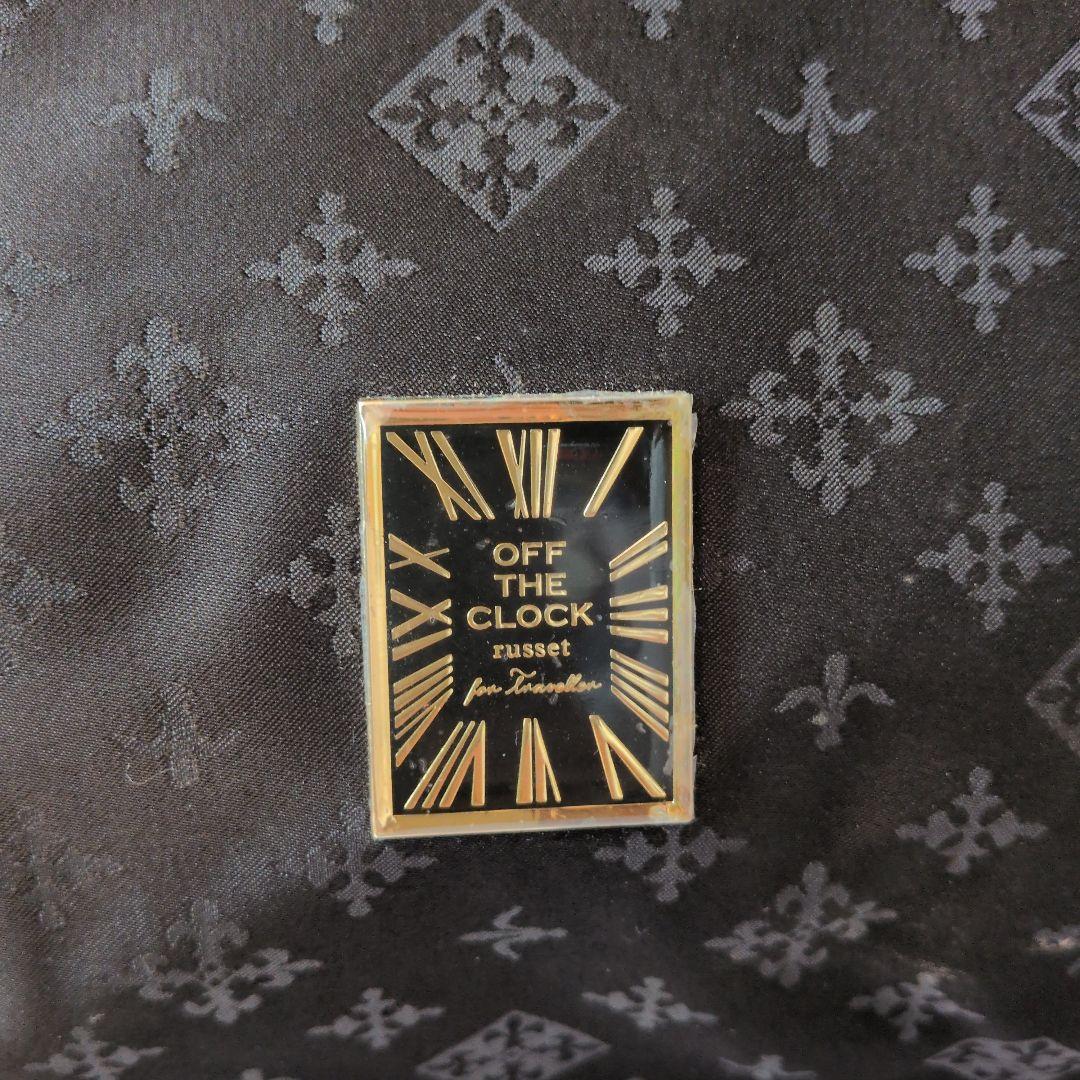 russet　ラシット　トラベル用ボストンバック　ブラック　ショルダーベルト付