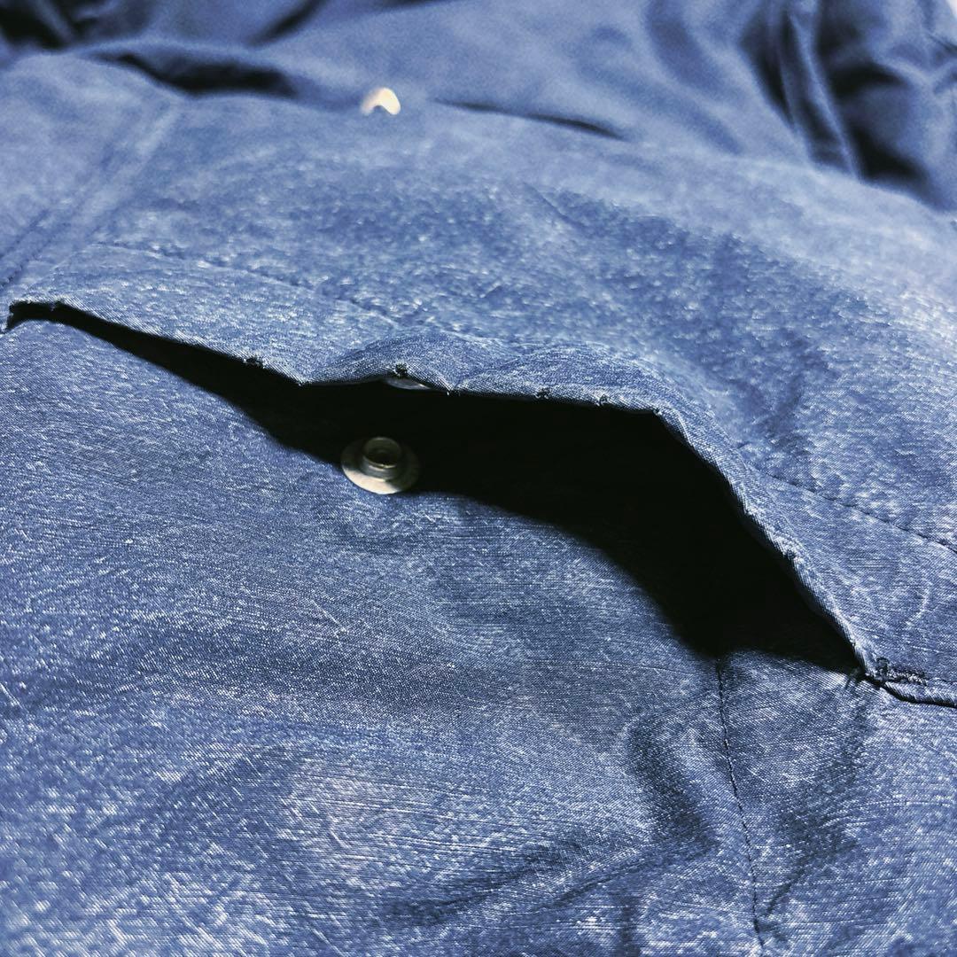 スノーピーク インディゴコットン ナイロンダウンジャケット