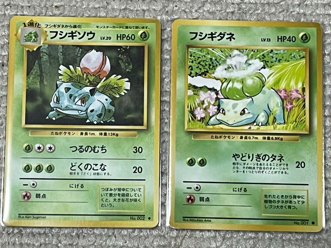 ポケモンカード　旧裏　フシギダネ　フシギソウ