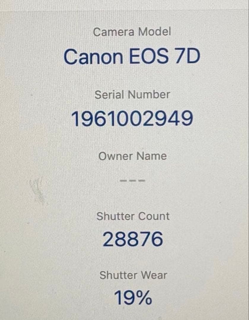 美品 キャノン EOS7D ボディ