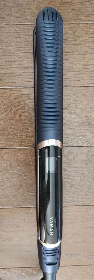 美品★YA-MANヤーマン　スムースアイロンフォトイオン ネイビー YJHB0L