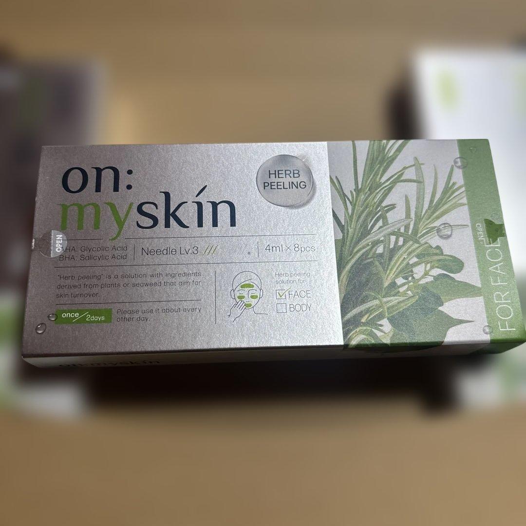 on: myskin Needle Lv.3 ハーブピーリング 4ml×8pcs