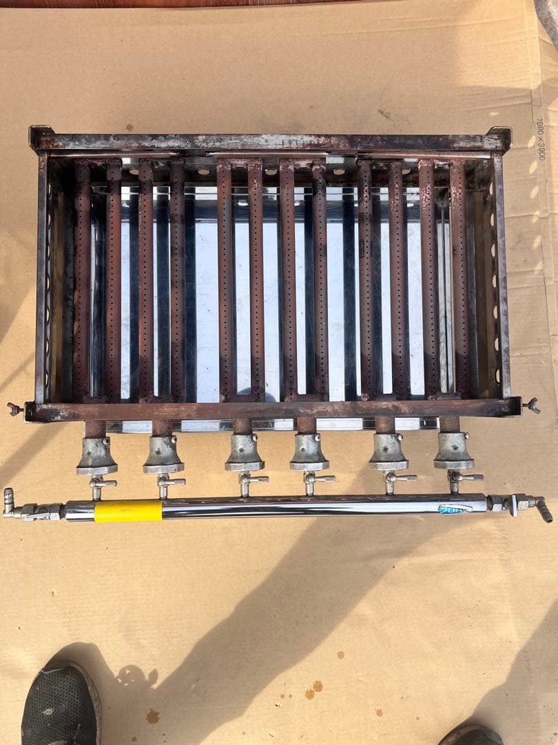 大型 LPガス たこ焼き器 3枚プレート