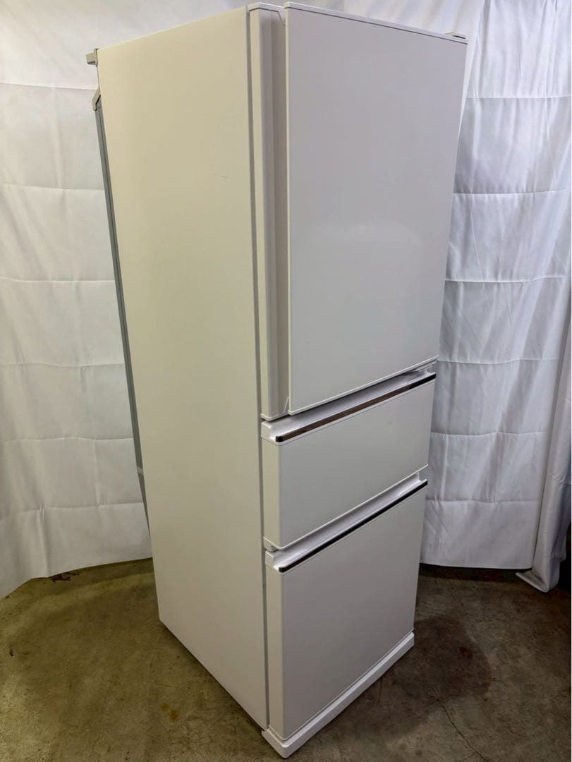 三菱電機 3ドア冷蔵庫 MR-CX27D-W 2019年製 272L