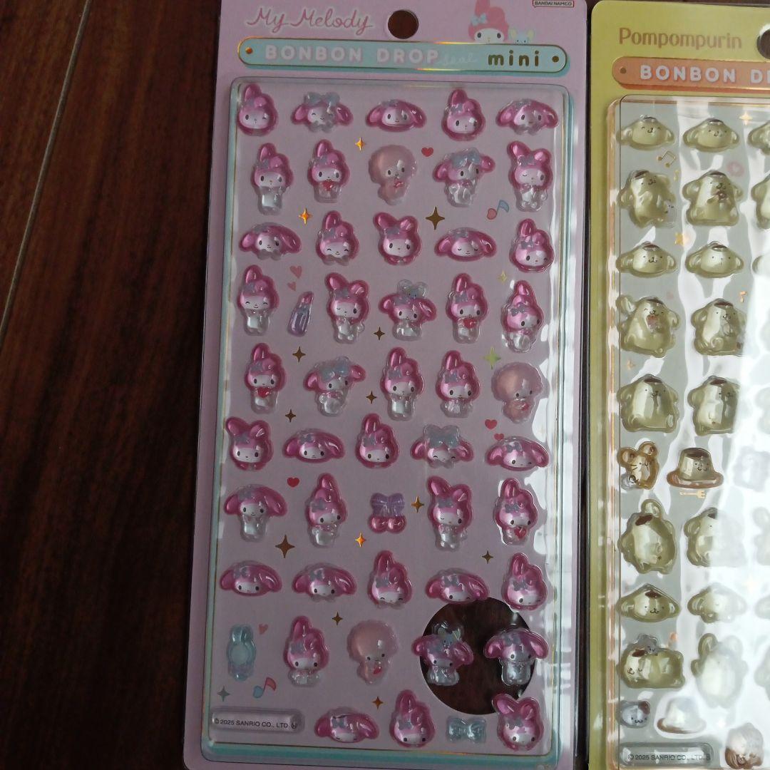 【正規品】ボンボンドロップシール　サンリオミニ　8種コンプリートセット