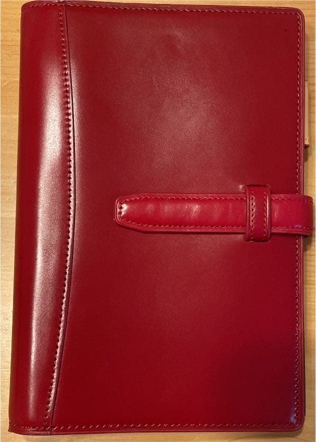 【最終値下げ】コードバン　システム手帳　バイブル　赤　BRIT HOUSE