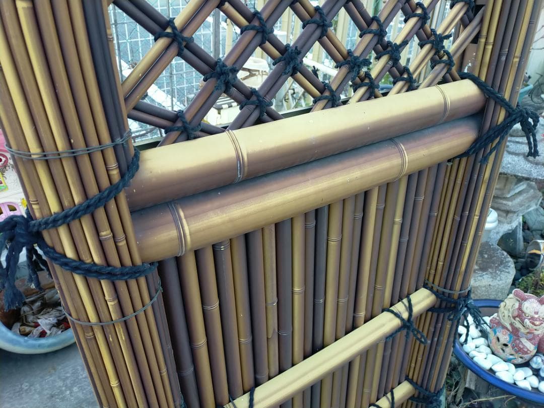 (引取り限定）竹巻玉袖☆竹垣☆袖垣☆庭園☆和庭園