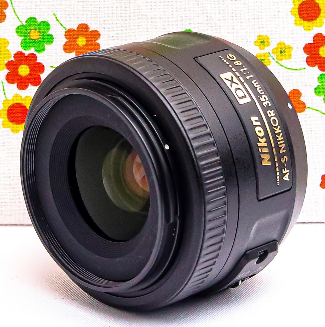 美品☆Nikon AF-S NIKKOR 35mm f/1.8G☆レンズフード付