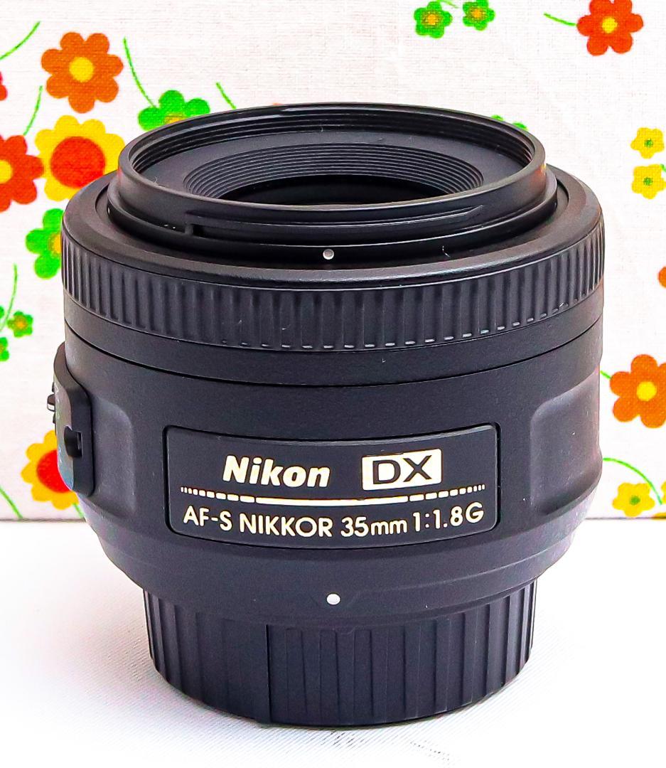 美品☆Nikon AF-S NIKKOR 35mm f/1.8G☆レンズフード付