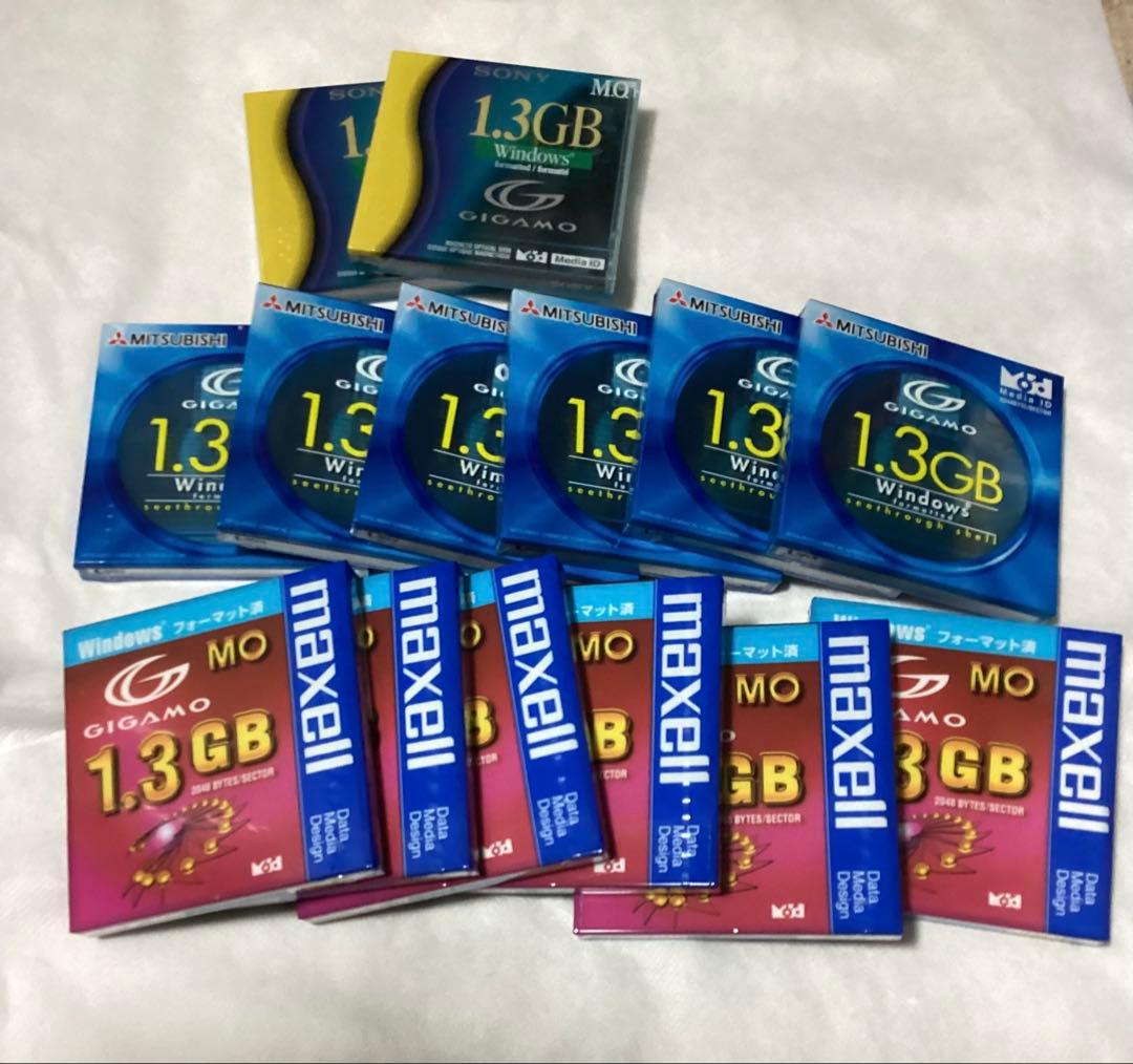 未開封　MOディスク 1.3GB 640MB & データカートリッジセット