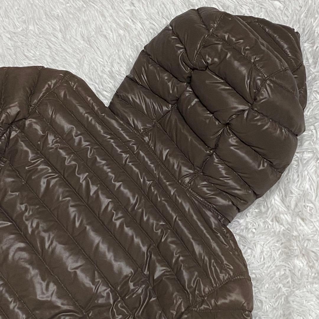 DUVETICA・デュベティカ・ダウンコート・ファー・ブラウン・M相当