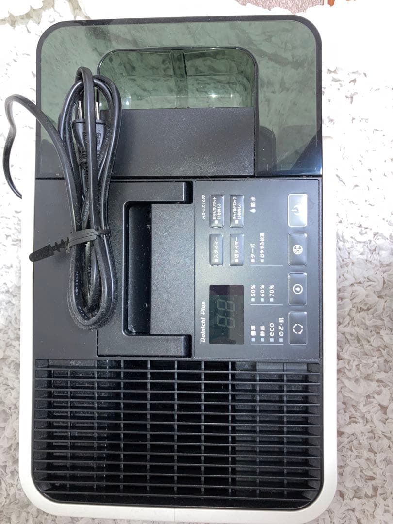 デジタル加湿器 ホワイト/ブラック