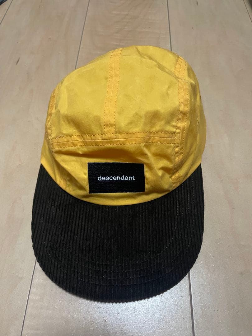 帽子 descendant BOX 5PANEL yellow
