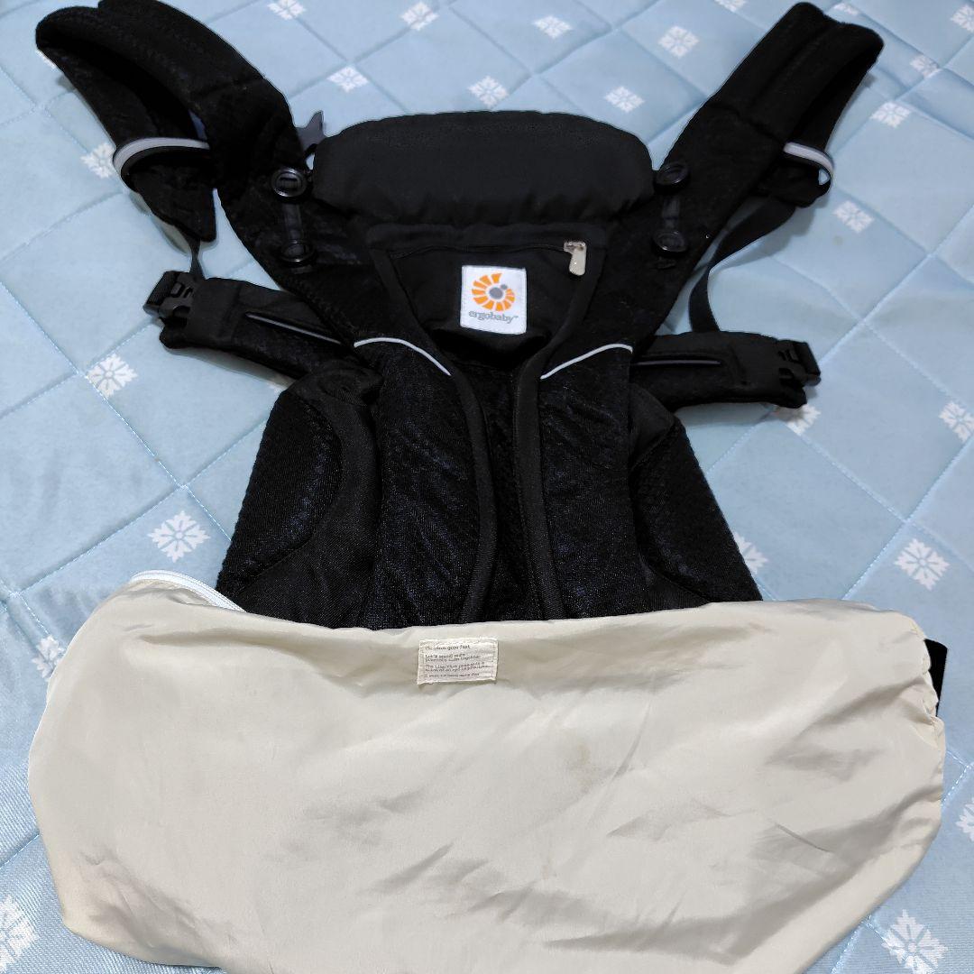 【美品】エルゴベビー　抱っこ紐 　ブリーズ　ブラック　収納袋付き