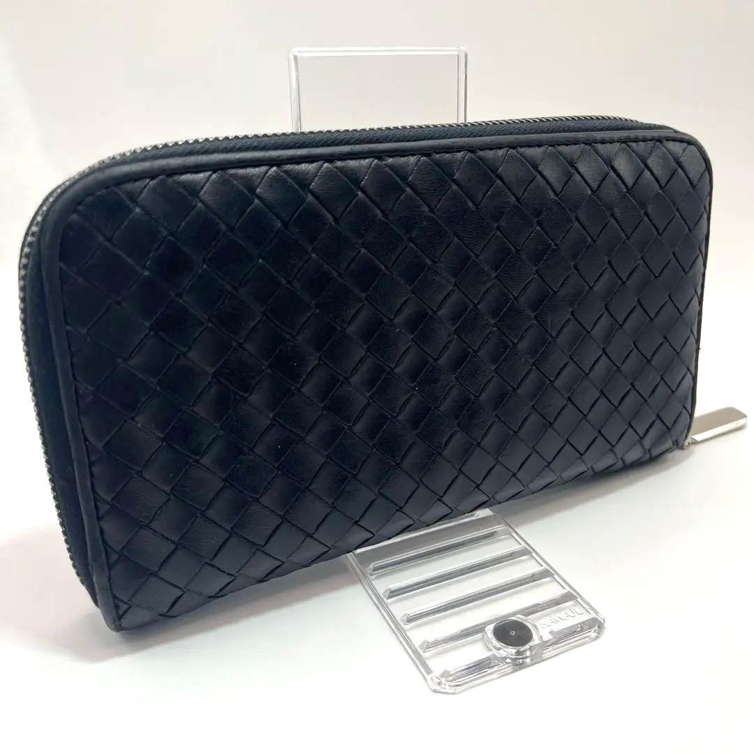 正規品美品✨ ボッテガヴェネタ イントレ ラウンドファスナー ジップ 8021