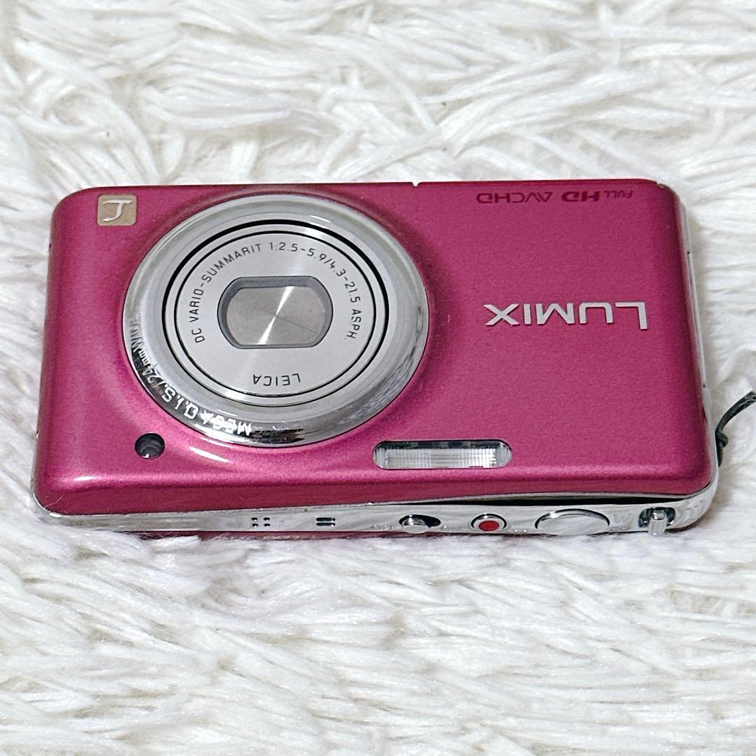 【極美品】Panasonic LUMIX DMC-FX77 ピンク デジカメ