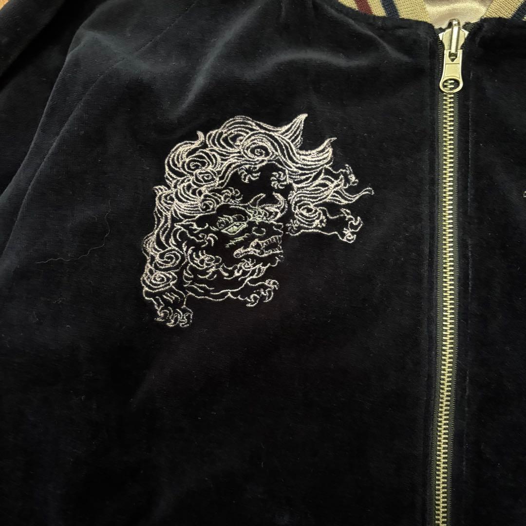 TAKEOKIKUCHI スカジャン　ベロアブルゾン