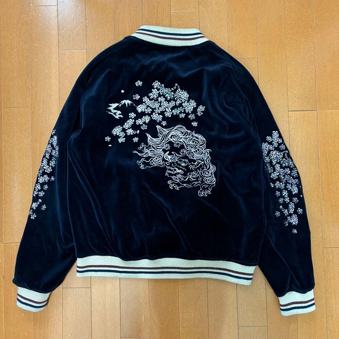 TAKEOKIKUCHI スカジャン　ベロアブルゾン