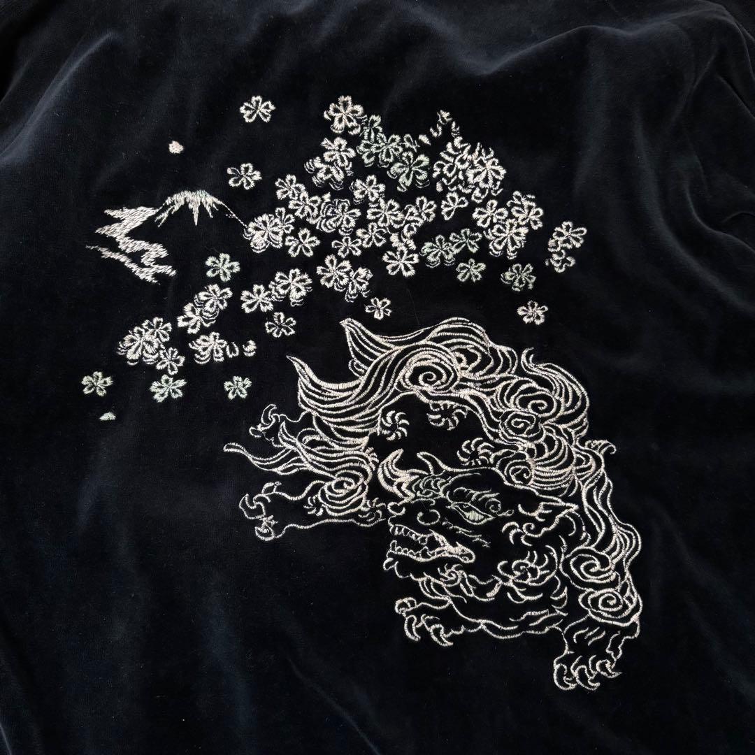 TAKEOKIKUCHI スカジャン　ベロアブルゾン