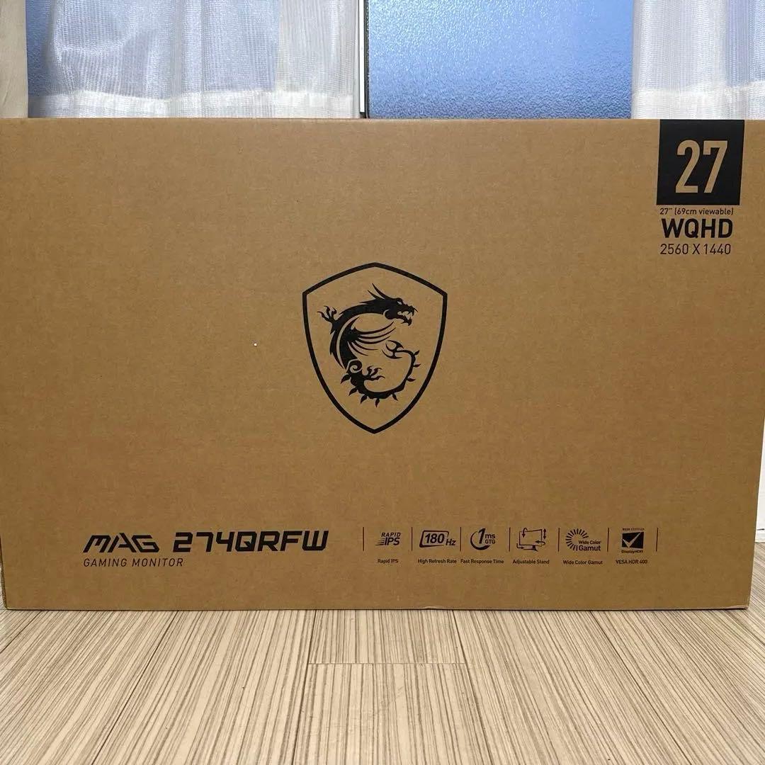 MSI MAG 274QRFW ゲーミングモニター 27インチ