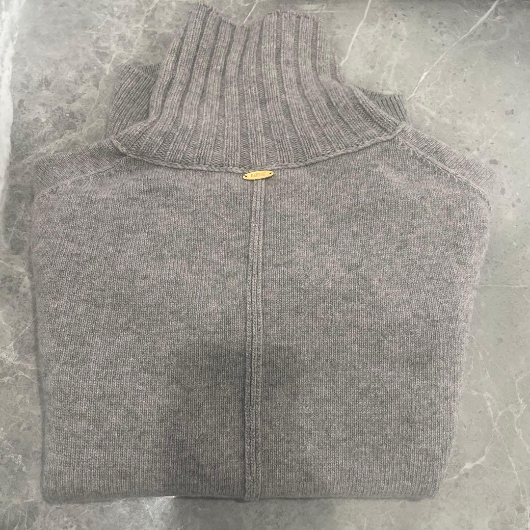 Deuxieme Class JADE　タートルネックプルオーバー　グレー